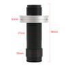 4K 8MP HDMI USB Industrial Microscope Measuring Camera U Disk Storage Video Recorder & 120X C-Mount Lens With 56-LED Adjustable Ring Light view 3