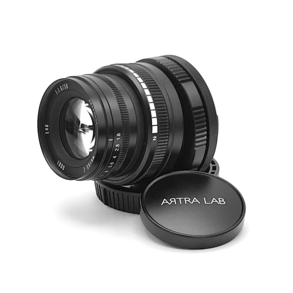 ARTRA LAB Motus 50MM F1.6 PAN TILT 360 - Manual Lens for Canon R for Street Photography, Portraits and Landscape