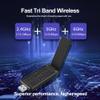 AX5400 WiFi 6E Tri-Bands USB 3.0 Driver Free Adapter 2.4G 5G 6G WiFi Receiver Dongle for Desktop Laptop Windows 10 11 view 4
