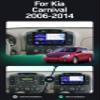 Android 12 for Kia Carnival VQ 2006-2014 Car Radio Multimedia Player 9'' Car Stereo Support Navigation GPS Bluetooth Carplay/Android Auto WiFi 4G SWC FM/RDS+Backup Camera,Ts10/4+64g view 2
