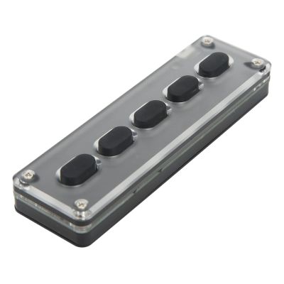 Programming Keypad, Mini 5 Key Keypad Black Onboard Storage for PC Computer Desktop