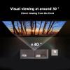 AIZYR Portable Foldable Projector Screen 16:9/4:3 4K HD Movie Screen Indoor Outdoor Movie Screen for Travel Home Theater,120in/266 * 148cm (16:9) view 4