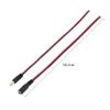 10pcs 12V DC Power Pigtail Plug 2.1mm x 5.5mm Male Female Connector Cable, for CCTV Security Camera, Power Supply Adapter view 2
