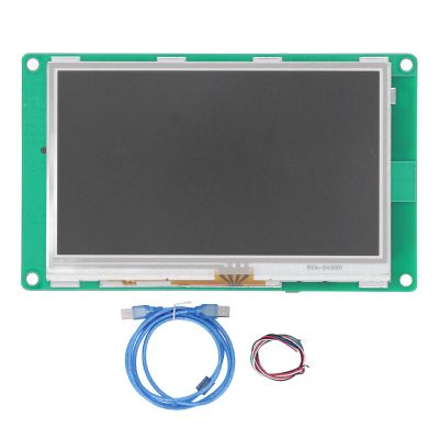 Display Module, Module 4.3in TFT LCD RS232 RS485 Serial Port Display Board for Control 2W, Single Board Computers