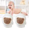 Baby Knee Pads, Pure Cotton Baby Crawling Anti Slip Knee Pads, Soft Comfortable, Thin ElasticUnisex Baby Toddlers Kneepads, Crawling Aid, Baby's Knee view 2