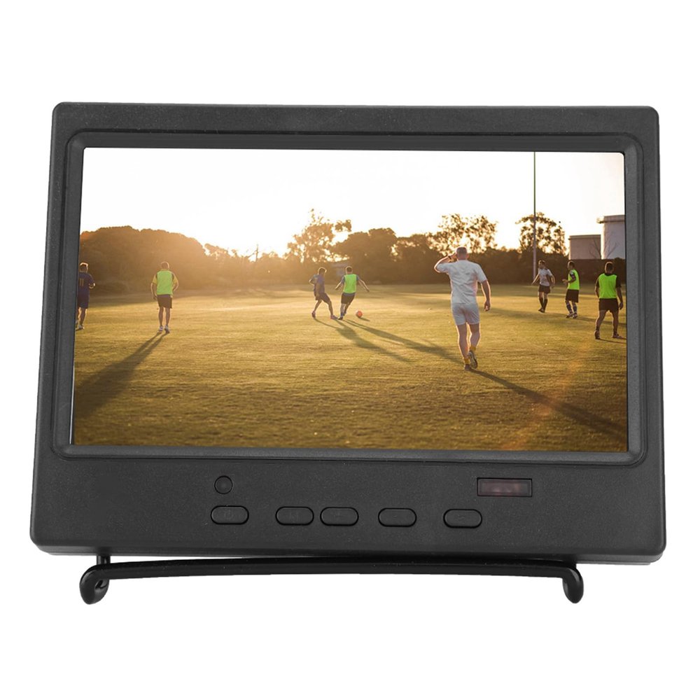 Sxhlseller 7 Inch 1024x600 HD Capacitive Touch Screen with AV Input, Second Monitor for Laptop Car CCTV (US Plug)