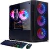 AQVIN Gaming Computer PC Desktop - Intel Core i7 Processor Up to 3.9Ghz, GeForce RTX 2060 6GB GDDR6, 32GB RAM Memory 1TB SSD Storage, RGB Keyboard and Mouse, HDMI, WiFi Ready, Windows 10 Pro -Black view 3