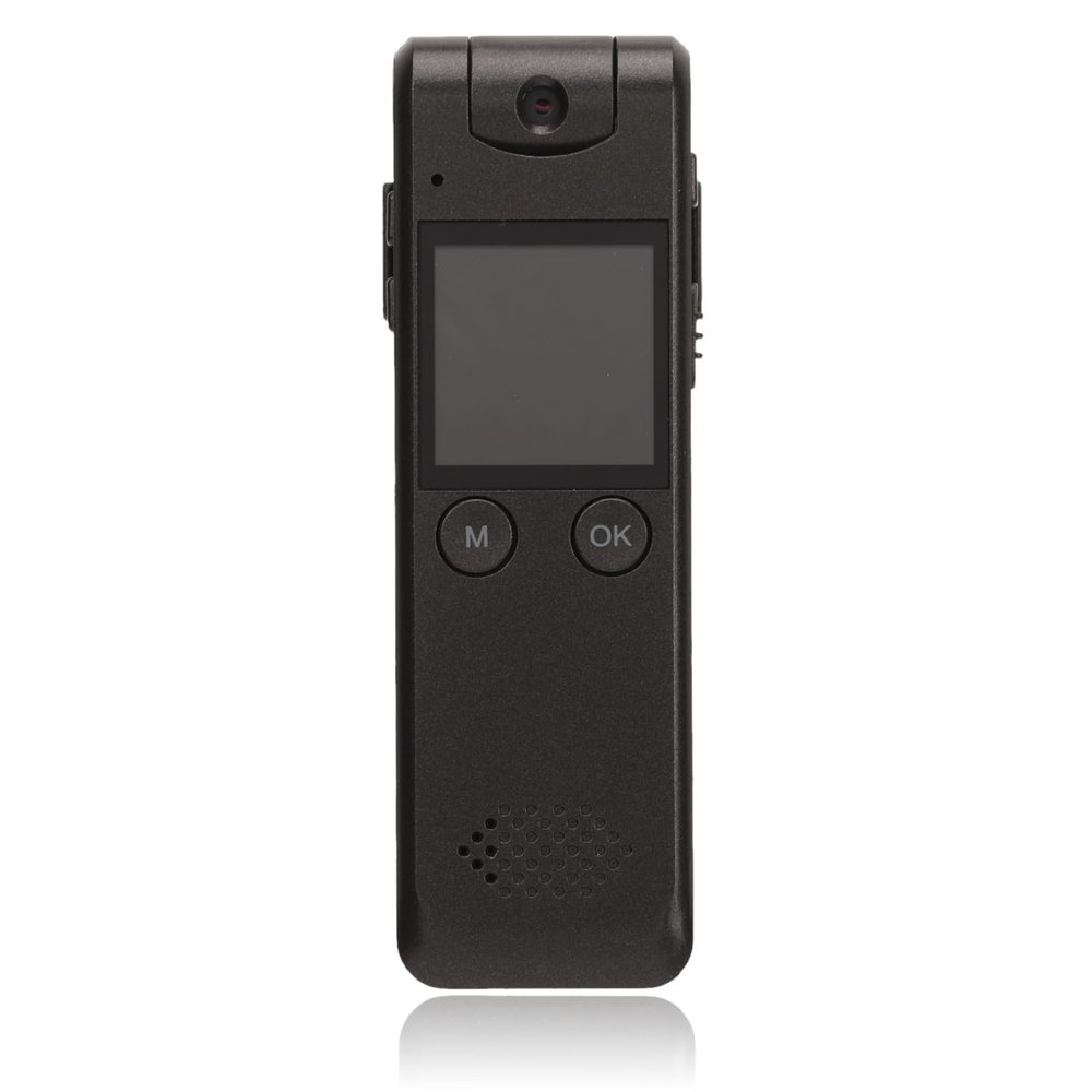 Mini Body Worn Camera 1080P Portable Video Recorder with 180 Rotatable Lens, Wearable Body Cam for Cycling, Daily Use, Delivery & Serving Jobs