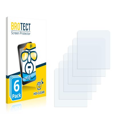 BROTECT 6-Pack Screen Protector Compatible with Lenco Xemio 280 - HD-Clear Protection Film