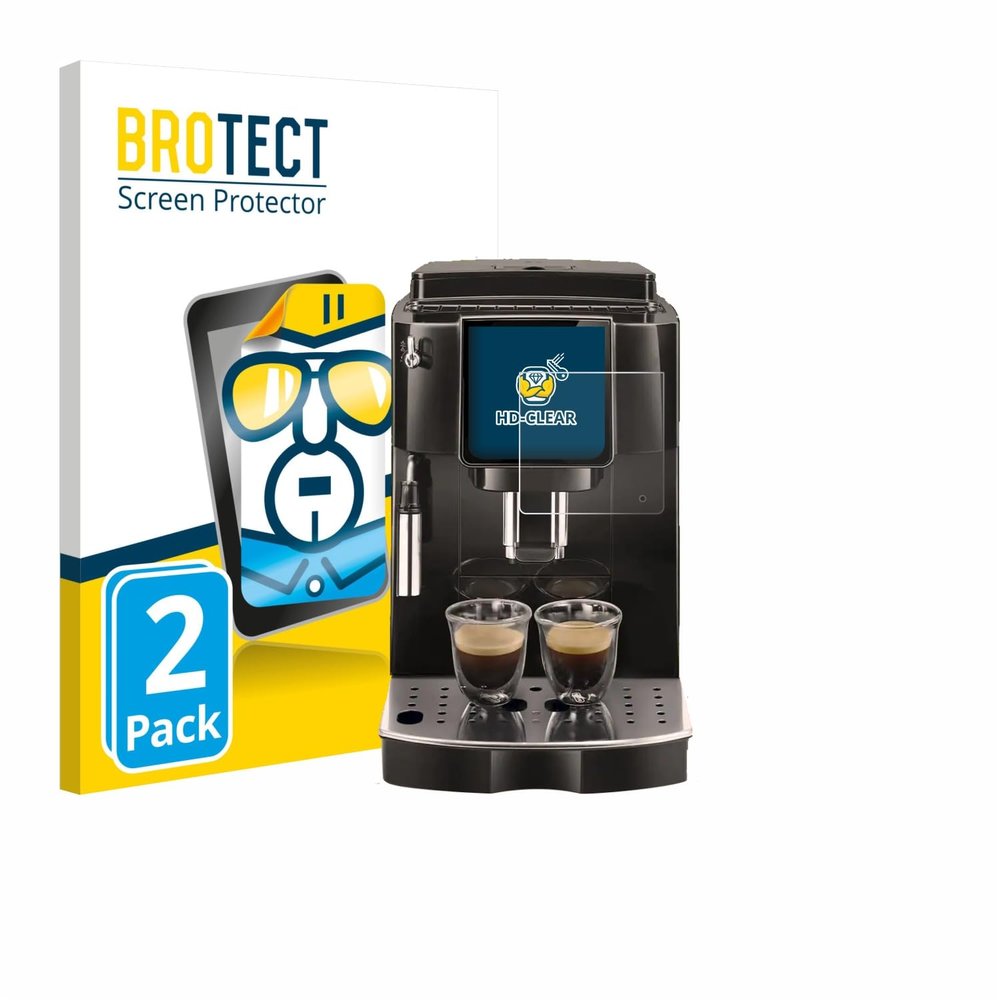 BROTECT 2-Pack Screen Protector Compatible with DeLonghi Magnifica Start ECAM222.60 - HD-Clear Protection Film