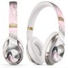 DesignSkinz - Compatible with Beats Solo/SoloHD - Skin Decal Protective Scratch Resistant Vinyl Wrap - Mixtured Pink and Gray Textured Marble view 1