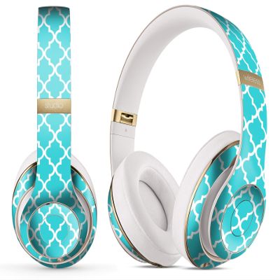 DesignSkinz - Compatible with Beats Pill 1.0/2.0 - Skin Decal Protective Scratch Resistant Vinyl Wrap - Morocan Teal Pattern