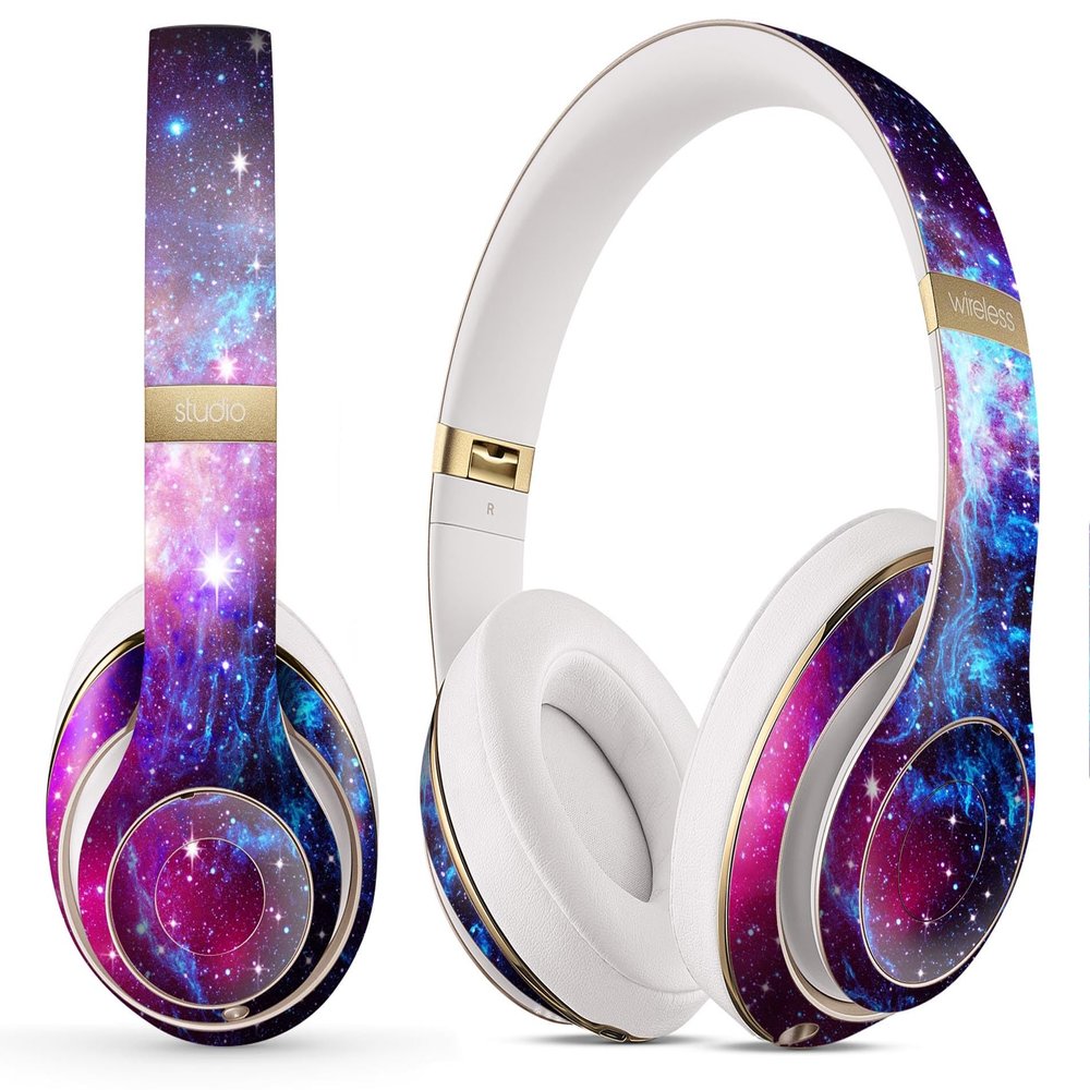 DesignSkinz - Compatible with Beats Pill 1.0/2.0 - Skin Decal Protective Scratch Resistant Vinyl Wrap - Bright Trippy Space