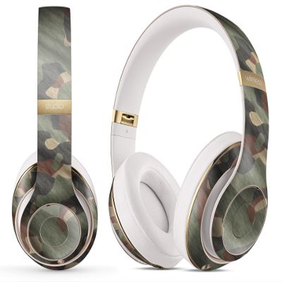 DesignSkinz - Compatible with Beats Pro - Skin Decal Protective Scratch Resistant Vinyl Wrap - Traditional Camouflage Fabric Pattern