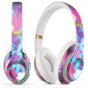 DesignSkinz - Compatible with Powerbeats Pro - Skin Decal Protective Scratch Resistant Vinyl Wrap - Spiral Tie Dye V5 view 1