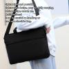 15.6Inch Laptop Sleeve Laptopcase Waterproof Durable Polyester Laptop Case Portable Notebook Protective Case for Travel Business Trip Daily Carrying (Black) view 3
