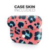 DesignSkinz - Compatible with AirPods 3 - Skin Decal Protective Scratch Resistant Vinyl Wrap - Leopard Coral and Teal V23 view 3