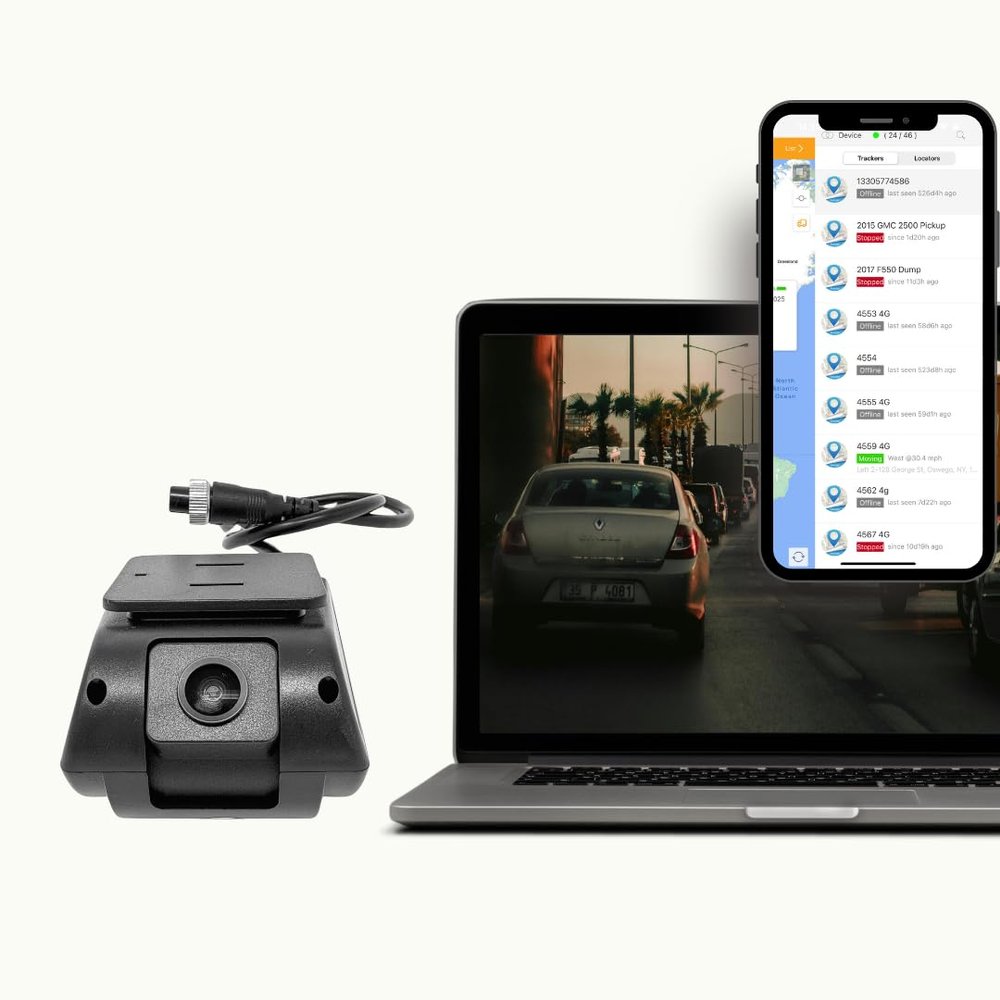 AccuGPS HD Dual DSM (Driver Status Monitor) AI Camera Head  Smart, Seamless Surveillance for Your Fleet