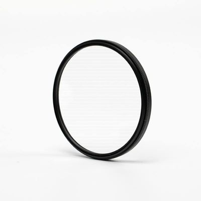 ZGYDNM 49mm, 58mm, 67mm, 72mm, 77mm and 82mm Rainbow Blue Stripe Filter Flare Camera Lenses (Size : 58mm, Color : Clear)