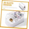 Beavorty 3pcs Nail Drill Bits Holder Box Storage Case for Professional Nail Drill Bits view 2