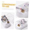 Beavorty 3pcs Nail Drill Bits Holder Box Storage Case for Professional Nail Drill Bits view 4