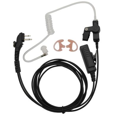 GoodQbuy PD562 Earpiece MIC is Compatible with HYT Hytera Radio BD502 BD502i BD552i PD402i PD482i PD502 PD562 TC500S TC508 TC1600 Power446 2 Way Radio Walkie Talkies