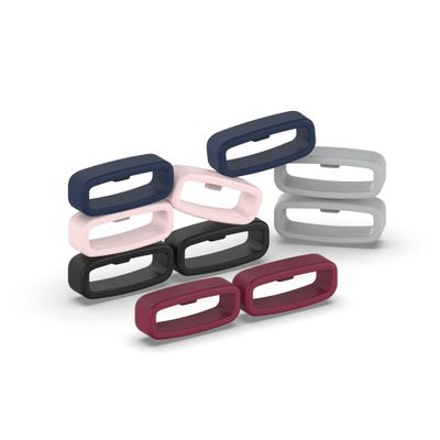 10-PACKS Loops Compatible with Fitbit Versa 4/Versa 3/Versa 2/Versa/Versa Lite, Sense 2/Sense Band Keeper Replacement Silicone Connector Holder for Fitbit Versa 4/Sense 2 Fastener Rings
