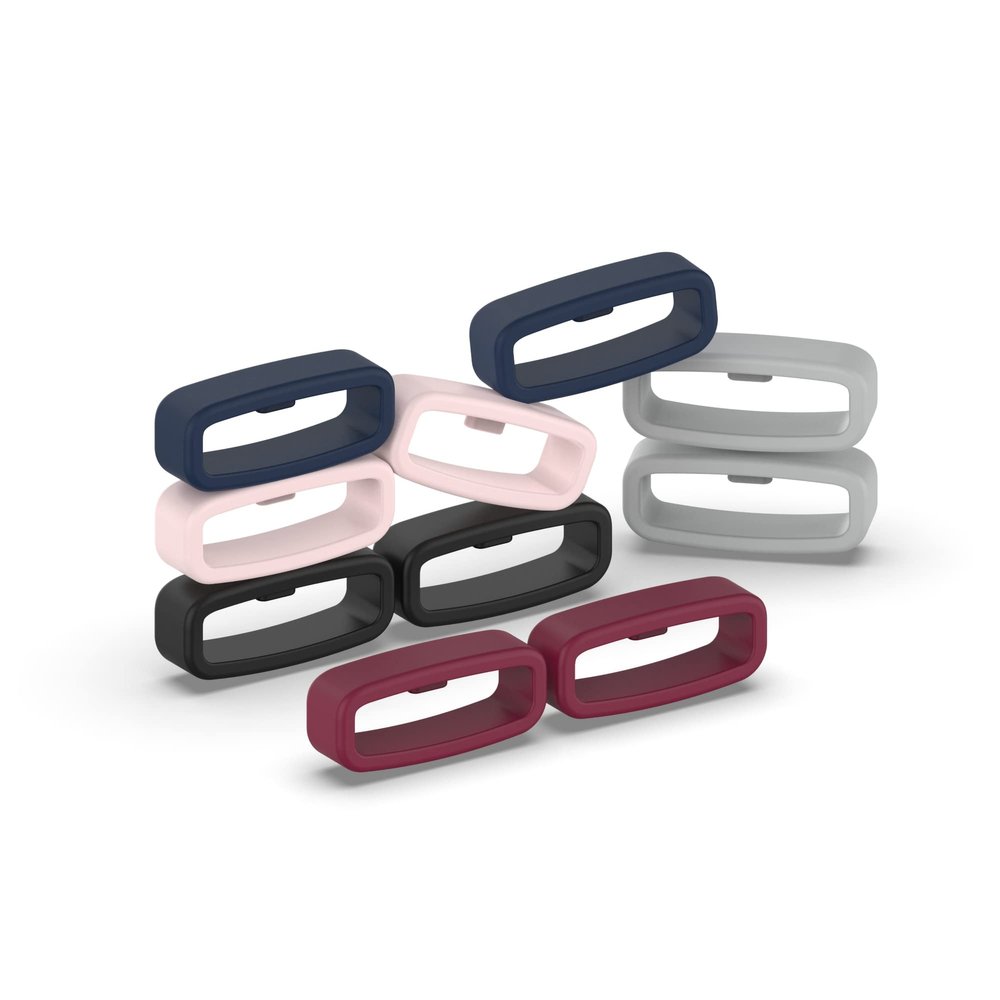 10-PACKS Loops Compatible with Fitbit Versa 4/Versa 3/Versa 2/Versa/Versa Lite, Sense 2/Sense Band Keeper Replacement Silicone Connector Holder for Fitbit Versa 4/Sense 2 Fastener Rings