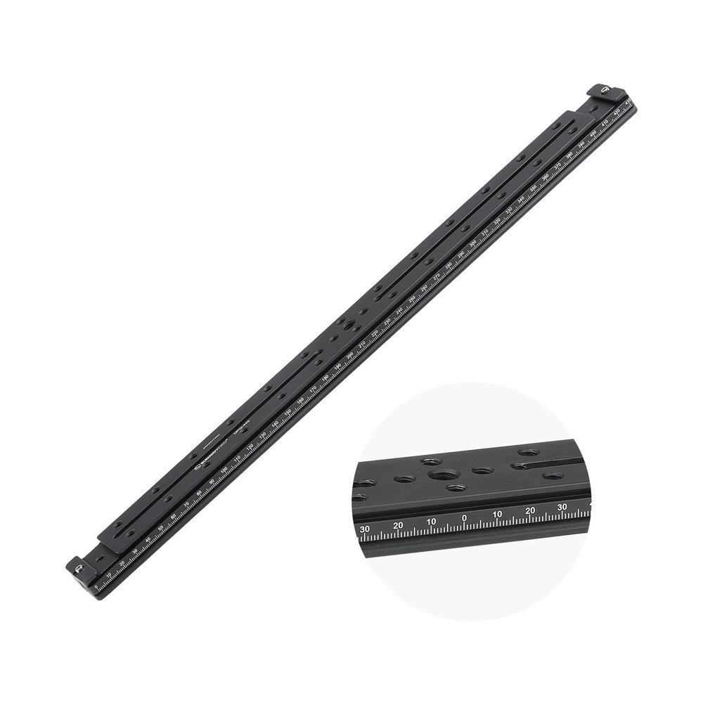 SUNWAYFOTO DPG-440 440mm(17.3inch) Arca Swiss Rail, Universal Long Quick Release Plate, Dual Dovetail Slide Rail for Stereo/3D Camera, Mobile Phone, GOPRO, DJI OSMO, Microphone, Video Light, Monitor