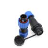 ZBLZGP SD13 3 Pin Pair Electrical Connector,Circular Waterproof Cable Power Wire LED Light Connector,SD13 5A 3pin Panel Connector Plug Socket view 2