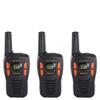 Cobra ACXT145 3-Pk. 2-Way Radios with 16-Mile Range Black view 1