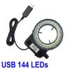 VAKUUM Lab Microscope Slides USB 144 LED Ring Light Adjustable Illuminator 64 Lamp Industry Monocular Trinocular Stereo Video Microscope Lens Microscope Parts (Color : USB 144 Led Lamp) view 2