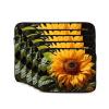 10 Inch Laptop Case Computer Sleeve Shockproof Water-Resistant Notebook Case Bag for Business Travel and Daily Use Yellow Sunflower On A Brown Background Prints view 2