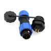 ZBLZGP SD13 4 Pin Electrical Connector Aviation Plug Socket Male Female Power Charger Mechanical Cable 5A 250V Industrial Cable Wire Connector view 1