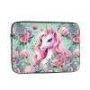 10 Inch Laptop Case Computer Sleeve Shockproof Water-Resistant Notebook Case Bag for Business Travel and Daily Use Pink Unicorn Prints view 1