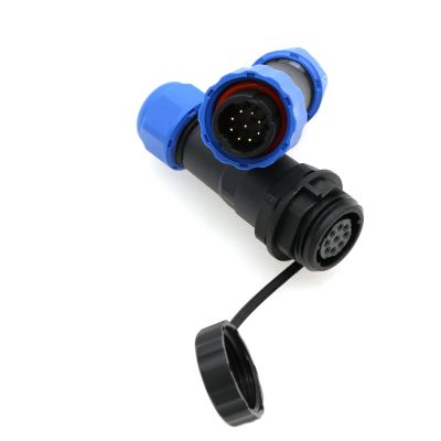 ZBLZGP SD16 9Pin Waterproof Aviation Connector Male Female Plug Socket Circular Electrical Power 5A 250V Quick Disconnect Connector for Outdoor Industrial LED Device