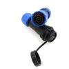 ZBLZGP SD16 9Pin Waterproof Aviation Connector Male Female Plug Socket Circular Electrical Power 5A 250V Quick Disconnect Connector for Outdoor Industrial LED Device view 1