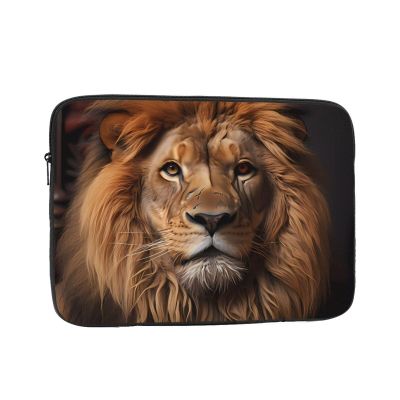 17 Inch Laptop Case Computer Sleeve Shockproof Water-Resistant Notebook Case Bag for Business Travel and Daily Use The Lion's Gaze Prints