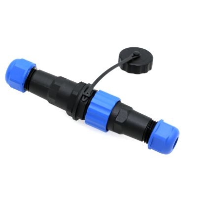 ZBLZGP SD16 2 Pin 16mm Waterproof Cable Connector Plug Socket IP68 Panel Mount Male Plug Female Socket Wire Cable Connector Docking Aviation 10A 14AWG