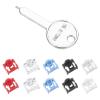 MECCANIXITY 10pcs Port Blocker Locking RJ45 Port/Dust PC Blocker with Coded view 1
