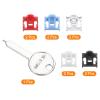 MECCANIXITY 10pcs Port Blocker Locking RJ45 Port/Dust PC Blocker with Coded view 3