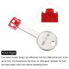 MECCANIXITY 10pcs Port Blocker Locking RJ45 Port/Dust PC Blocker with Coded view 4