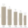 Khaki Stretchable Spandex Pillar Covers for Metal Cylinder Pedestal Stands,5 pcs/Set,Display Box Stand Covers,Wedding Birthday Bridal Shower Prom Party Props.HP-1896 view 3