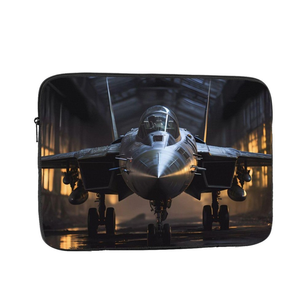 17 Inch Laptop Case Computer Sleeve Shockproof Water-Resistant Notebook Case Bag for Business Travel and Daily Use Black Fighter Prints