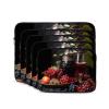 10 Inch Laptop Case Computer Sleeve Shockproof Water-Resistant Notebook Case Bag for Business Travel and Daily Use Grapes and Wine Prints view 2