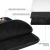 10 Inch Laptop Case Computer Sleeve Shockproof Water-Resistant Notebook Case Bag for Business Travel and Daily Use Gold White Butterflies Prints view 3