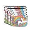 15 Inch Laptop Case Computer Sleeve Shockproof Water-Resistant Notebook Case Bag for Business Travel and Daily Use Pretty Rainbows and Unicorns Prints view 2