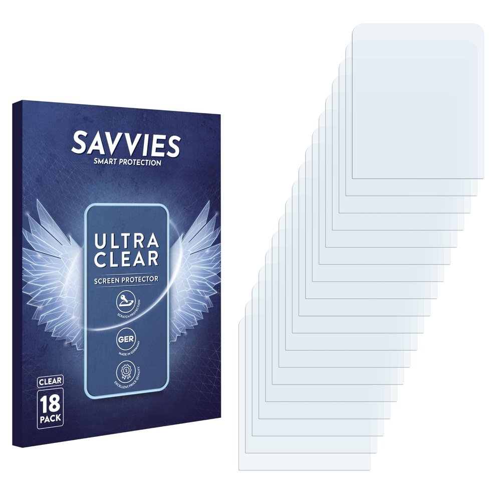 Savvies Screen Protector Compatible with Lenco Xemio 280 Protection Film Clear 18-Pack