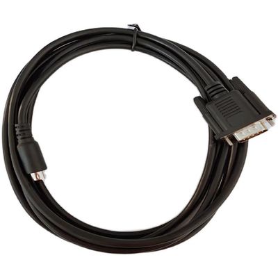 Applicable PT056-FX PLC Cable Touch Panel PV PT PL Series Connecting to FX and Other Series Black Length : 5 Meters