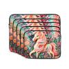 12 Inch Laptop Case Computer Sleeve Shockproof Water-Resistant Notebook Case Bag for Business Travel and Daily Use Pink Paper Cut Unicorn Prints view 2